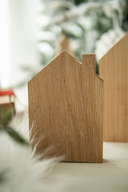 Set Casette di Natale in legno di rovere